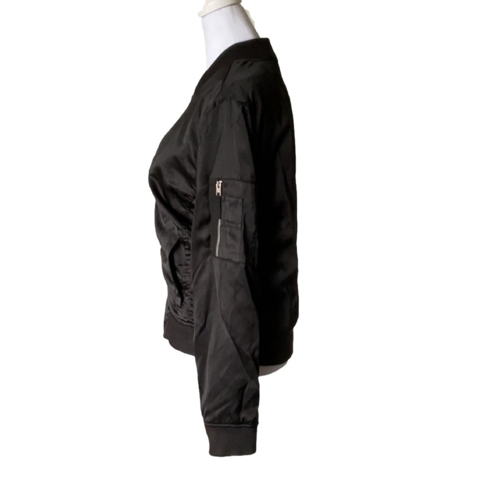 Lucky Brand Ruched Bomber Jacket - Picture 8 of 13